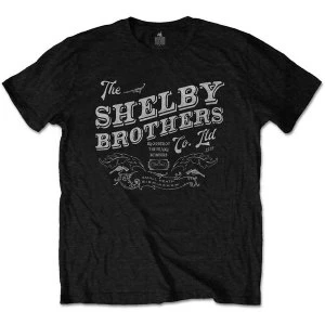 Image of Peaky Blinders - The Shelby Brothers Mens Medium T-Shirt - Black
