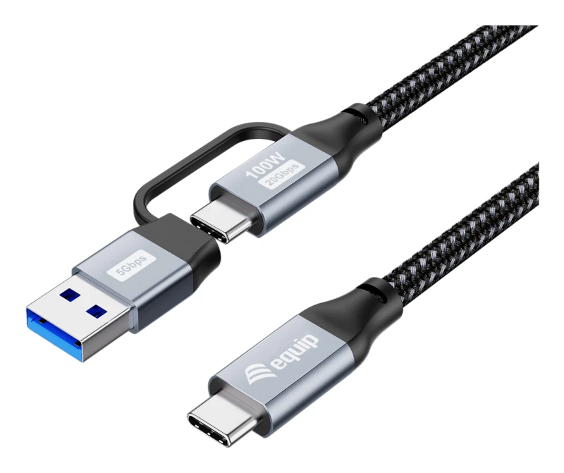 Image of Equip 128433 USB cable USB 3.2 Gen 2x2 3m USB A/USB C USB C Black