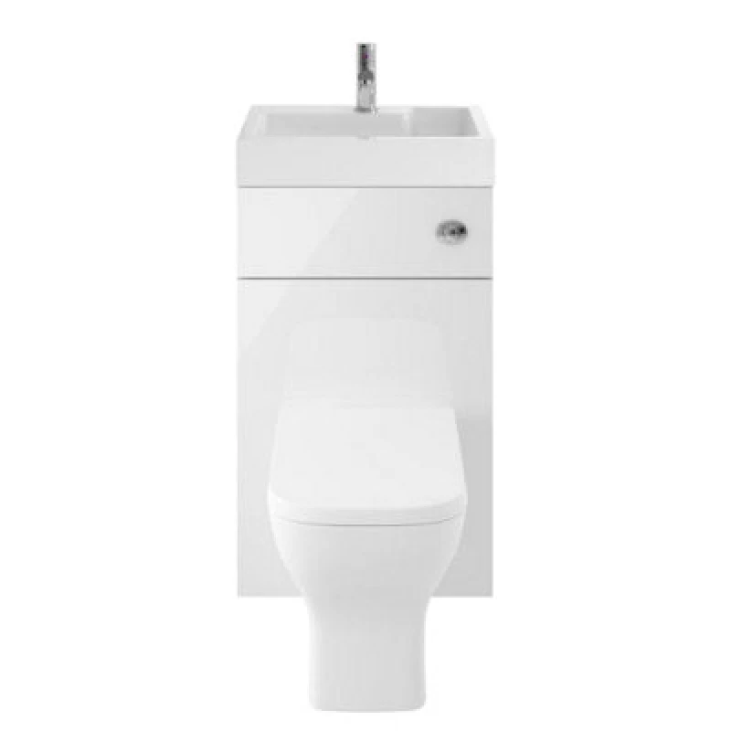 Image of Nuie 500mm Basin & Wc Unit, Floorstanding Wc Unit With Basin