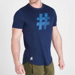 Image of Five Street Large Logo T-Shirt Mens - Navy