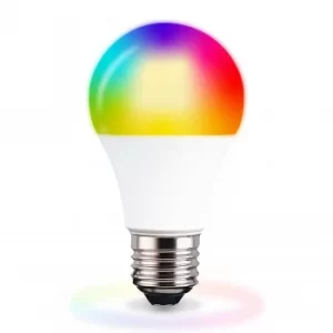 Image of TCP 1 pack Screw E27/ES LED 3.5W RGB Remote-Contro lled Classic Light Bulb Plastic, Metal, Circuit board