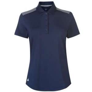 Image of adidas Ultra 365 Short Sleeve Polo Shirt Ladies - Night Indigo