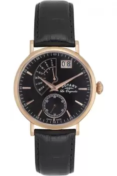 Image of Mens Rotary Swiss Made Day and Big Date Watch GS90087/04