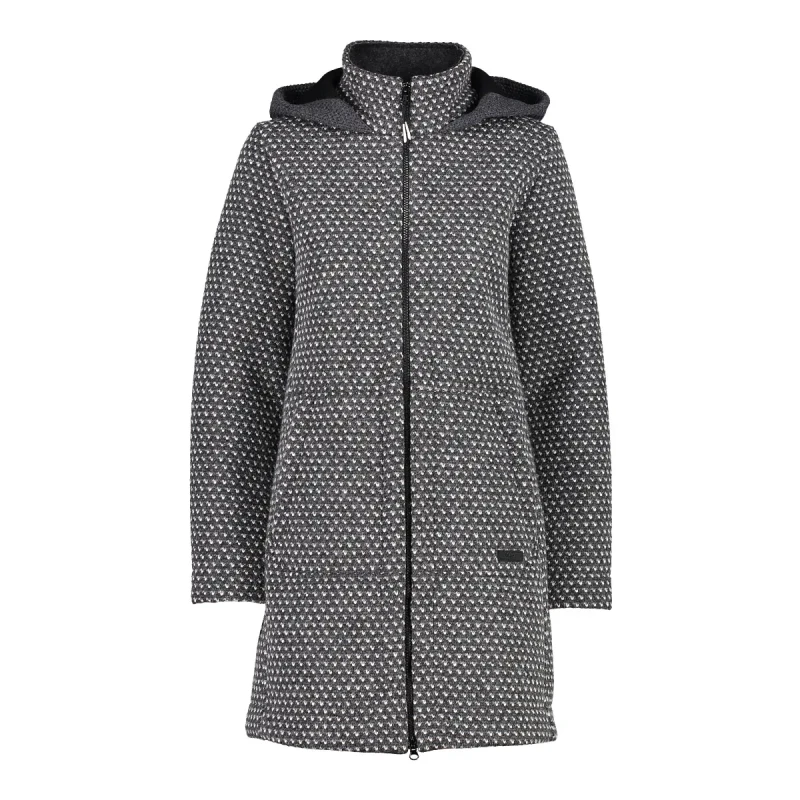 Image of Womens hooded coat CMP Noir Female D36