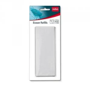 Image of Nobo Whiteboard Eraser Refills Pack 10 30034AC