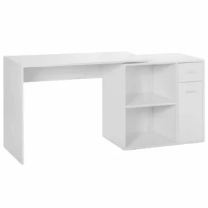 Image of Selset Rotating Computer Desk, white