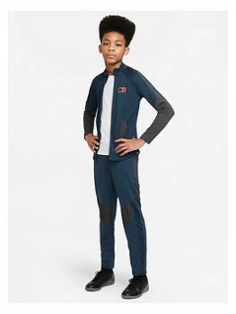Image of Boys, Nike CR7 Junior Tracksuit - Navy, Size L