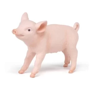Image of PAPO Farmyard Friends Female Piglet Toy Figure, Three Years or Above, Pink (51136)