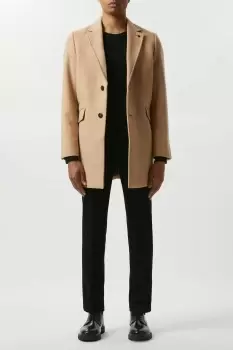 Image of Faux Wool Overcoat