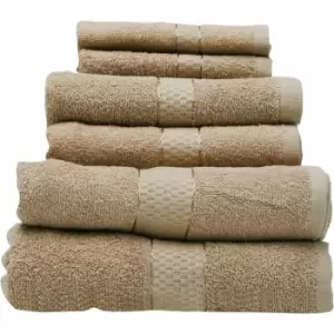 Image of Thread and Loom 6pc Warm Sand Towel Set - Premier Housewares