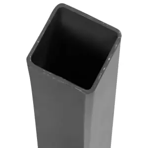 Image of DuraPost Steel Corner/Gate Fence Post Anthracite Grey - 75mm x 75mm x 1.8m