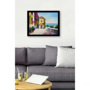 Image of SC0620 Multicolor Decorative Framed MDF Painting