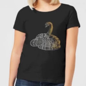 Image of Fantastic Beasts Tribal Nagini Womens T-Shirt - Black - 3XL
