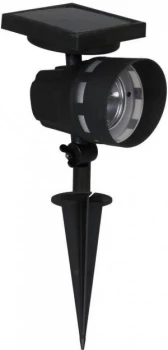 Image of Luxform Lighting La Roche Garden Spike Solar Powered Light - Black