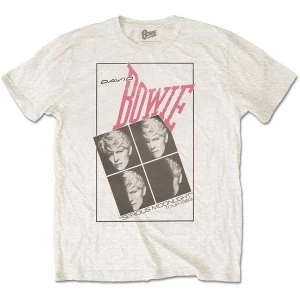 Image of David Bowie - Serious Moonlight Unisex Medium T-Shirt - White