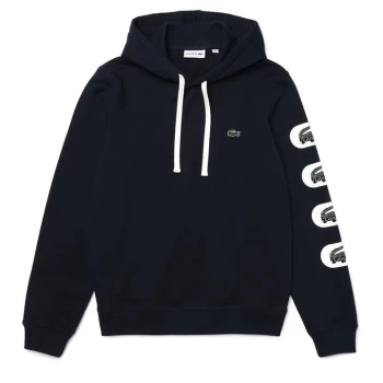 Image of Lacoste Croc Sleeve OTH Hoodie - Navy 166