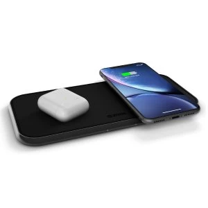 Image of ZENS Dual Aluminium Wireless Charger 10W - Black