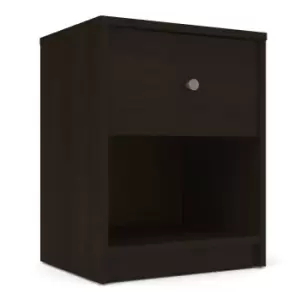 Image of May Bedside Table 1 Drawer In Coffee