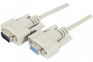 Image of 5m Db9 To Db9 Serial Cable White Mf
