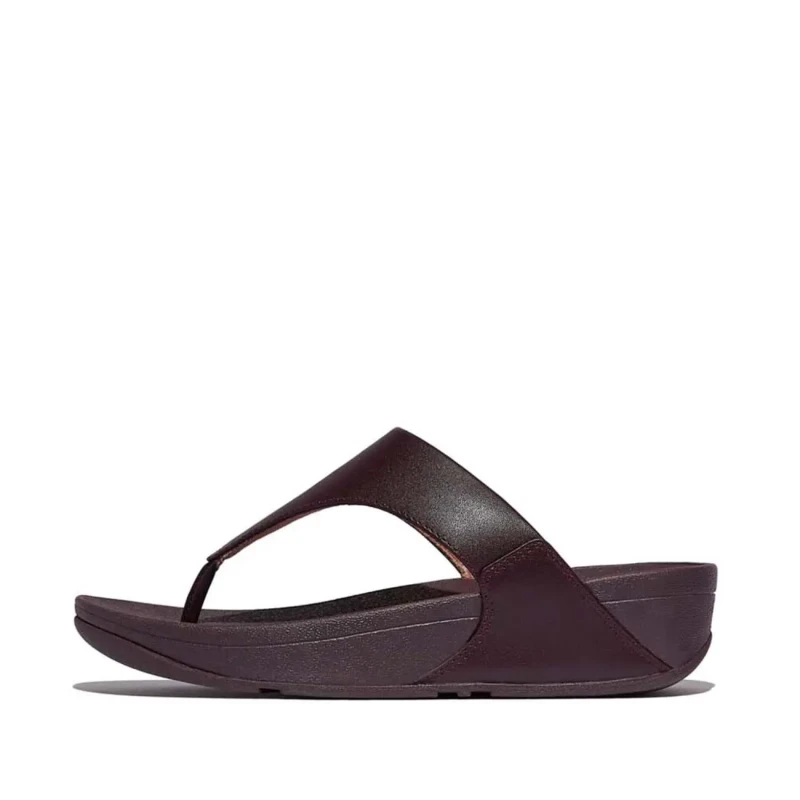 Image of FitFlop Leather toe post sandals For Her FitFlop Lulu Violet Female 37