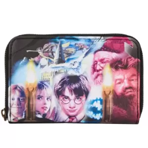 Image of Loungefly Harry Potter Scorcerers Stone Zip Around Wallet