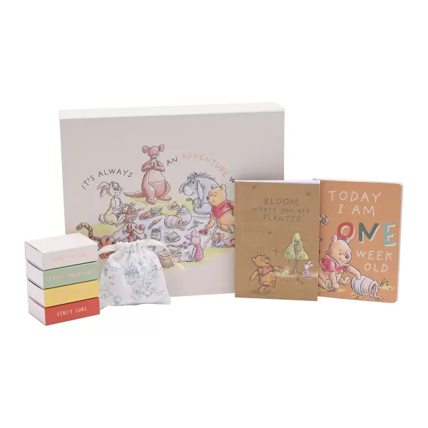 Image of Winnie The Pooh Keepsake Box with Milestone Cards