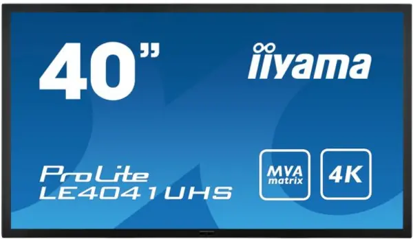 Image of iiyama 40" ProLite LE4041UHS-B1 4K Ultra HD Signage Commercial Display