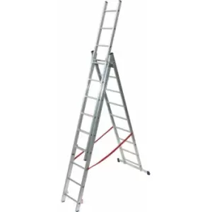 Image of 27 Rung Lightweight Combination Ladder Triple Extension / Step & Staircase Stair
