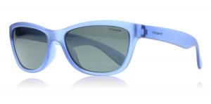Image of Polaroid Junior P0422A Sunglasses Matte Blue FLL Polariserade 51mm