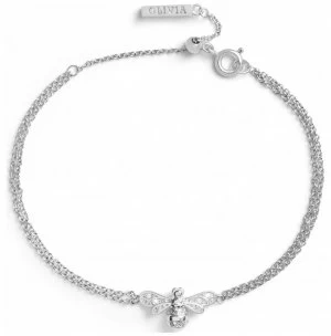 Image of Olivia Burton Sparkle Bee Silver Bracelet OBJAMB120 Jewellery