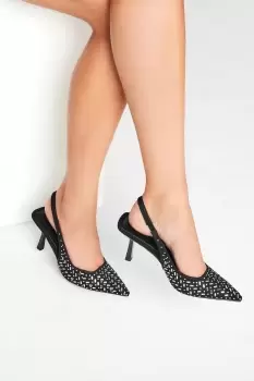 Image of Diamante Court Shoes