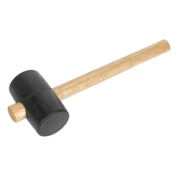 Image of Genuine SEALEY RMB16 Rubber Mallet 1lb Black