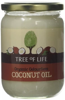 Image of Tree Of Life Organic Odourless Coconut Oil - 500ml (Case of 6)
