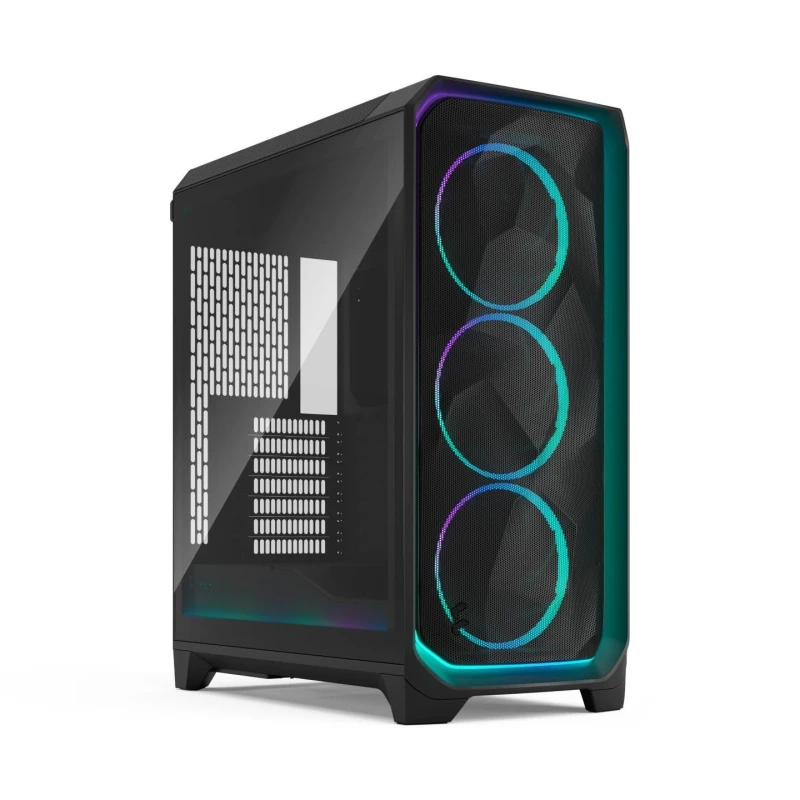 Image of Fractal Design Meshify 3 Ambience Pro RGB Mesh Front ARGB EATX Black Gaming Case - FD-C-MES3A-03