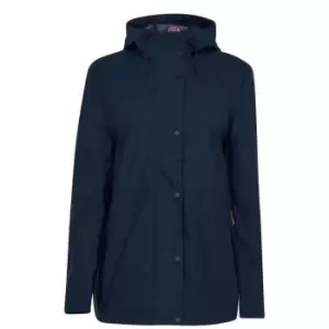 Image of Hunter Rubberised Mac Jacket Womens - Blue