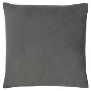 Image of Furn Kobe Velvet Cushion Cover (One Size) (Grey)