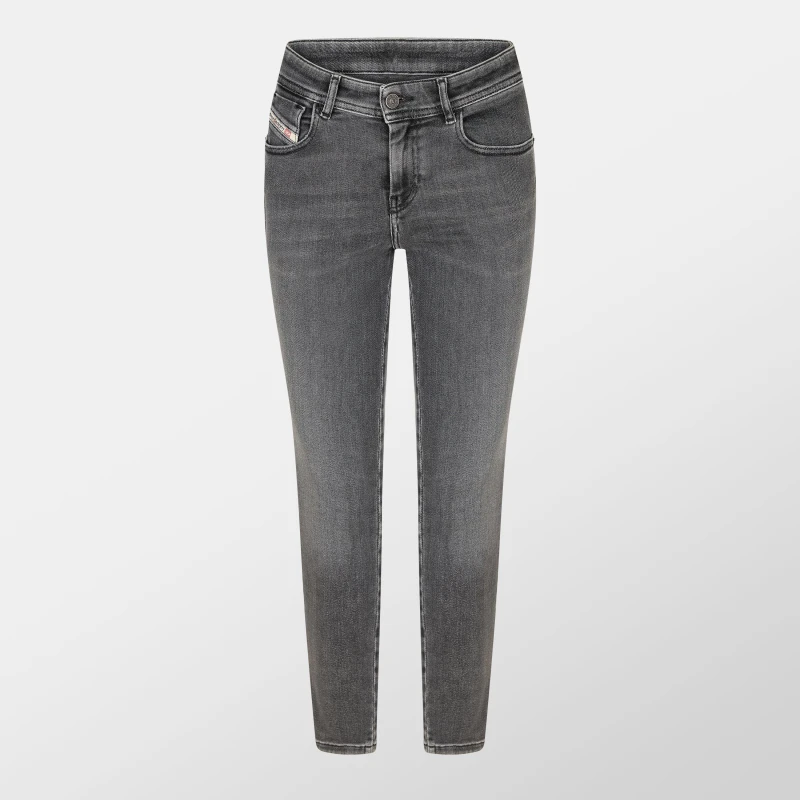 Image of Diesel Slandy Straight Jeans Black/Grey Denm female 23 L30
