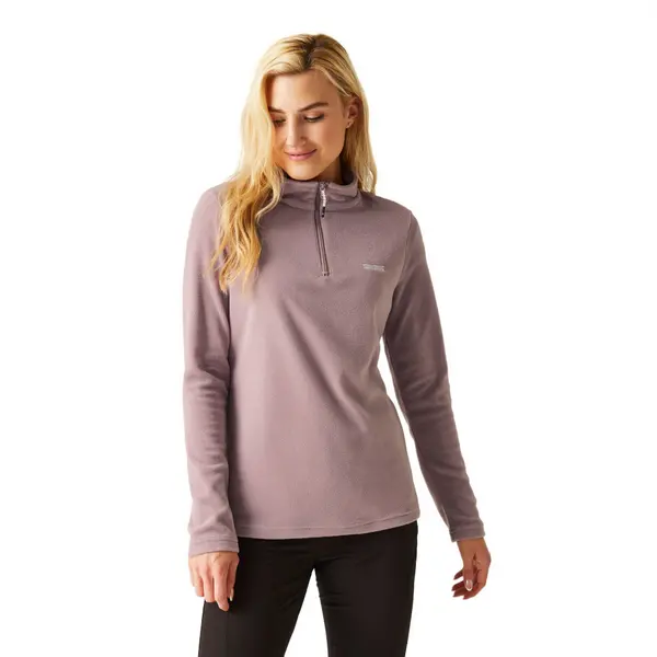 Image of Regatta Womens Sweethart Soft Half Zip Walking Fleece Jacket 20 - Bust 45' (114cm) Heather RWA027-258-20