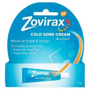 Image of Zovirax Cold Sore Cream Tube 2G