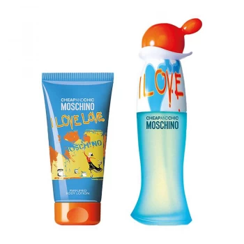 Image of Moschino I Love Love Cheap & Cheap Gift Set 30ml Eau de Toilette + 50ml Body Lotion