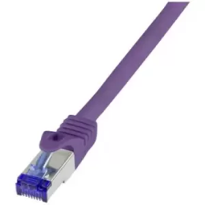 Image of LogiLink C6A059S RJ45 CAT 6A S/FTP 2m Violet