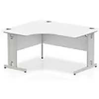 Image of dynamic Left-hand Desk Impulse ICDLW14WHT White 1400 mm x 25mm x 730 mm