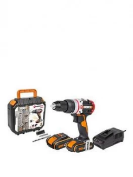 Image of Worx Cordless Slammer Active Hammer Drill Wx354 20Volts