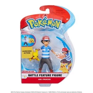 Image of Pokemon 5" Battle Figure Pack - Ash And Pikachu