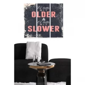 Image of MDF7050175 Multicolor Decorative MDF Painting (3 Pieces)