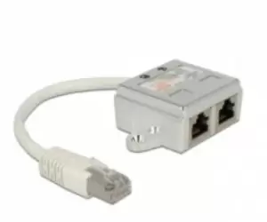Image of DeLOCK 65224 networking cable White 0.15 m