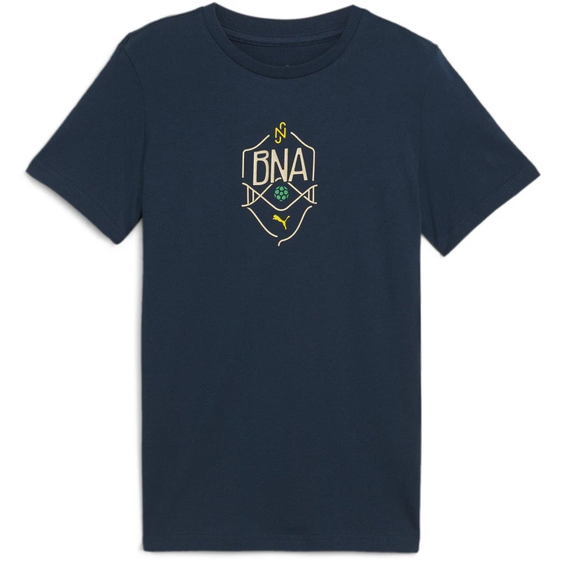 Image of Puma Neymar Jr BNA Logo T-Shirt Juniors - Blue Blue 7 - 8 Years