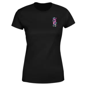 Image of Back To The Future Hover Board Womens T-Shirt - Black - S