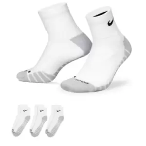 Image of Nike Everyday Max Cushioned Training Ankle Socks (3 Pairs) - White