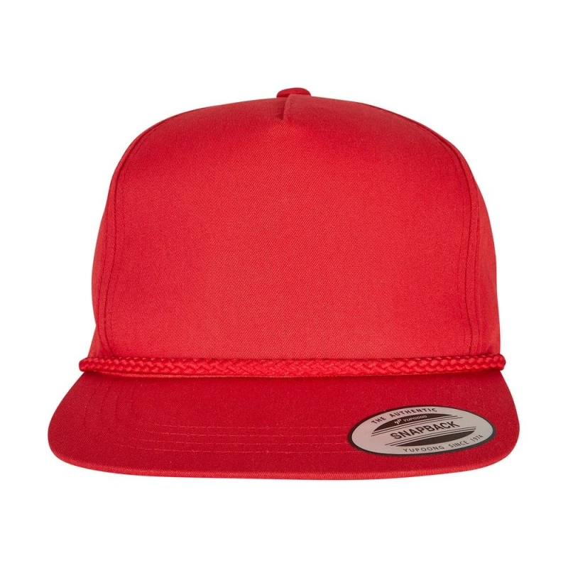 Image of Flexfit Mens Classic Poplin Golf Cap in Red Red Male One Size